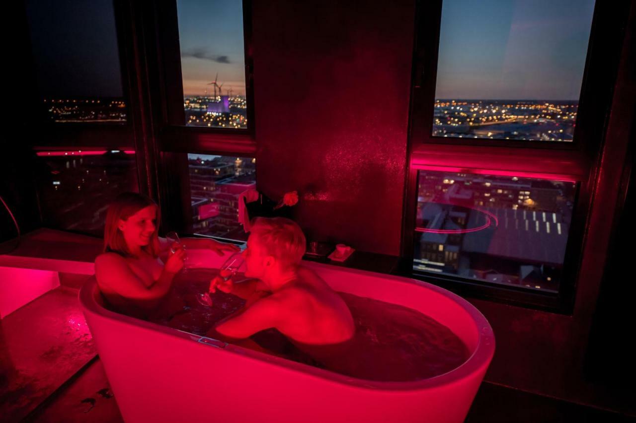 דירות אנטוורפן Exclusieve Prive Wellness Penthouse Skynooz מראה חיצוני תמונה