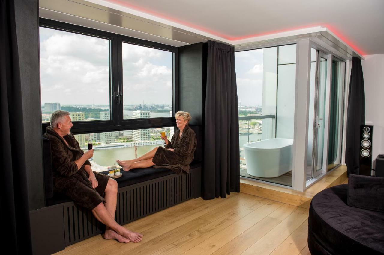 דירות אנטוורפן Exclusieve Prive Wellness Penthouse Skynooz מראה חיצוני תמונה