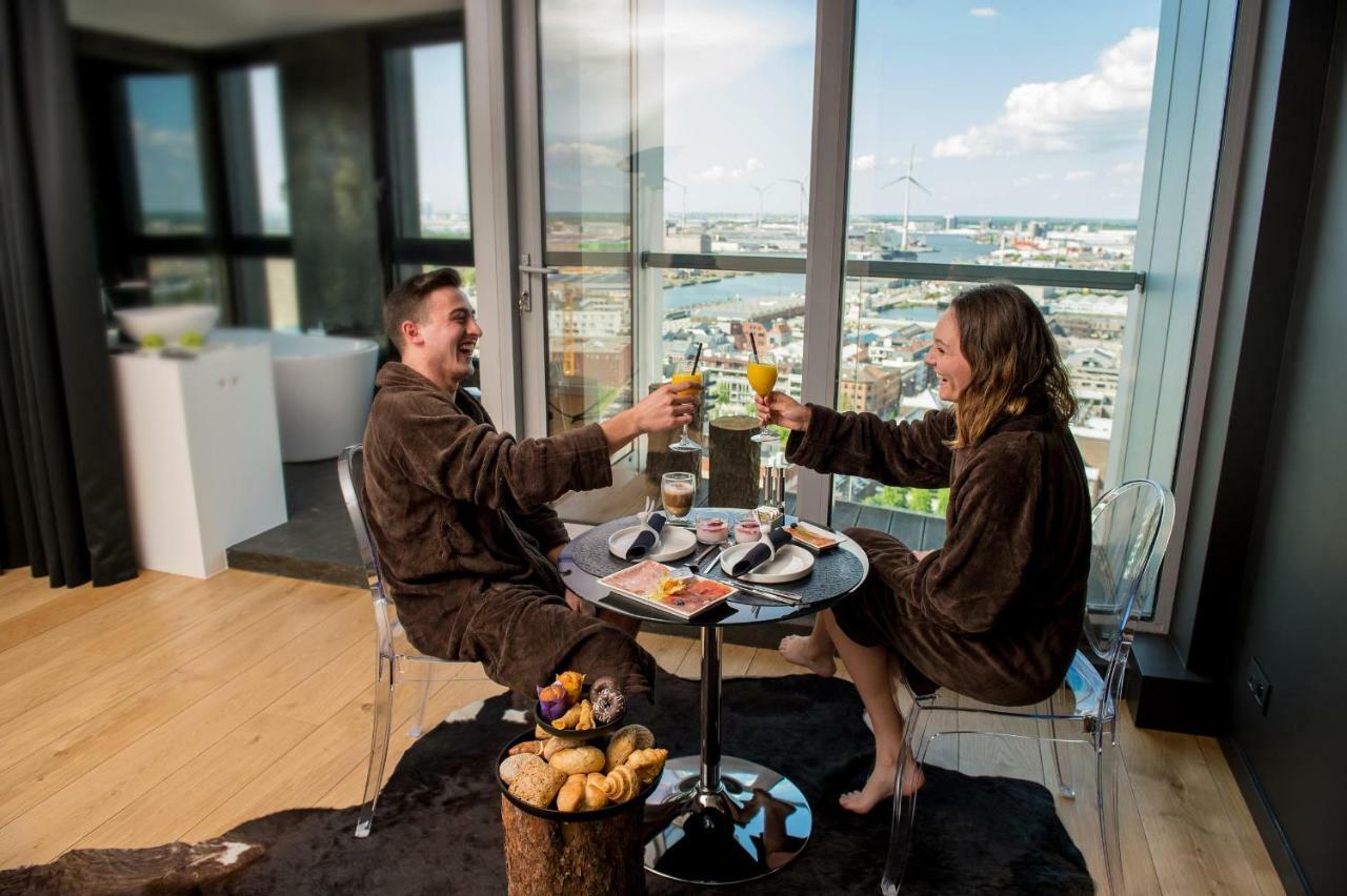 דירות אנטוורפן Exclusieve Prive Wellness Penthouse Skynooz מראה חיצוני תמונה
